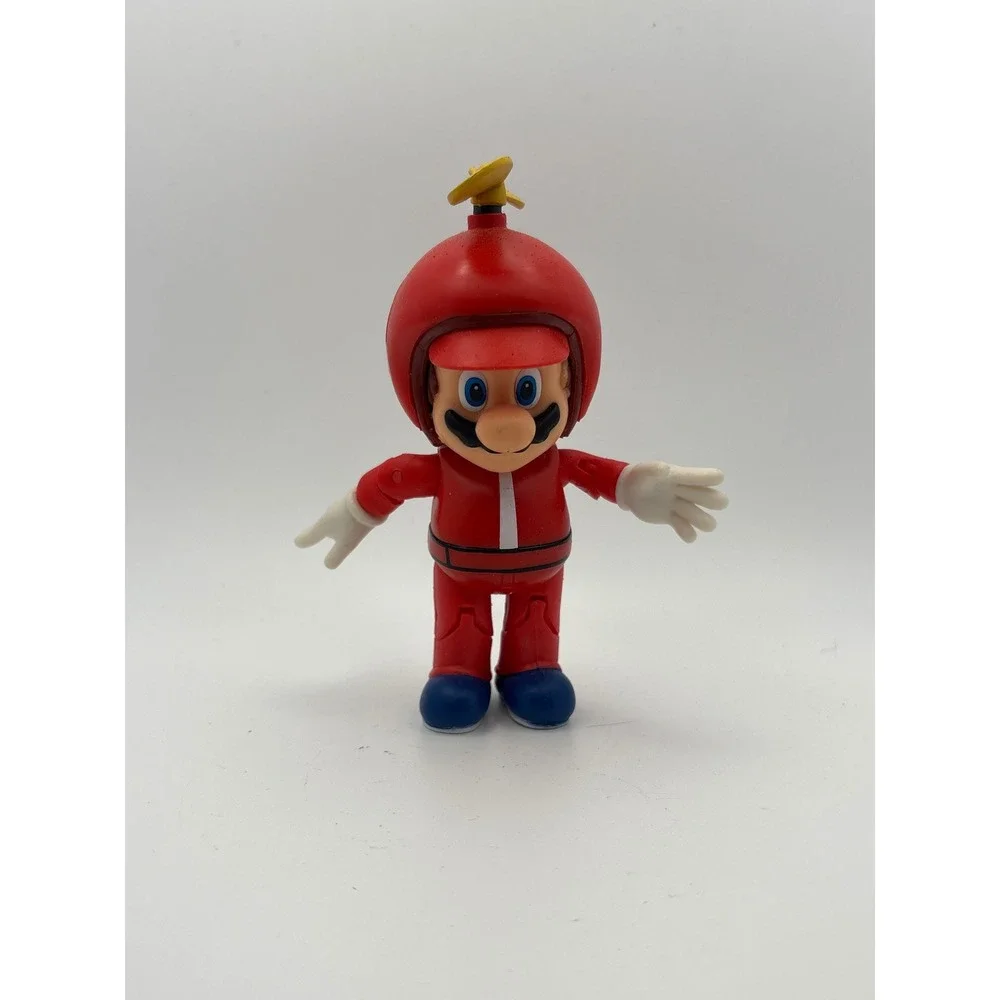 Nintendo Jakks Pacific Propeller Mario Action Figure Red Suit 4 Inch Scale